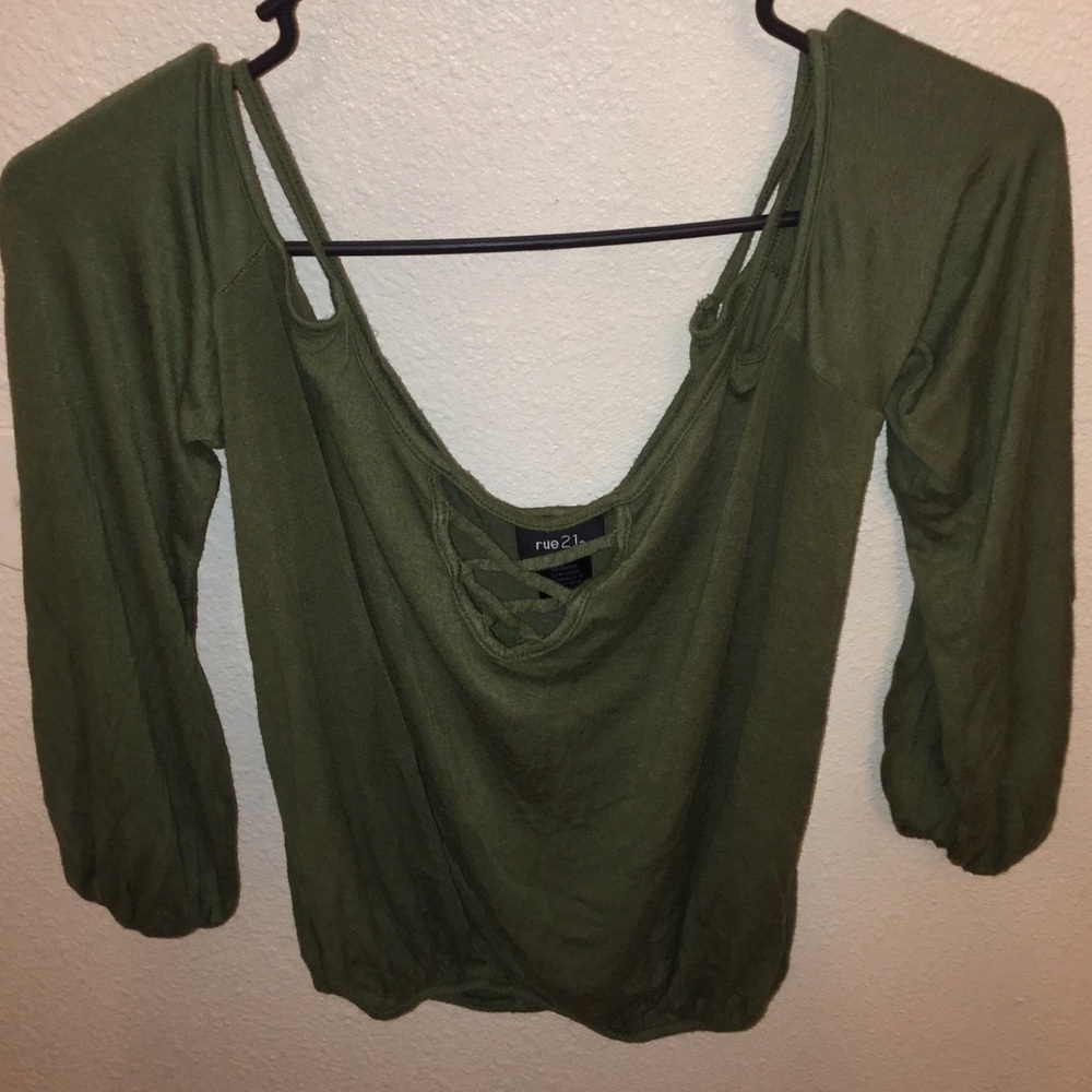 Longe sleeve crop top
